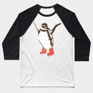 Penguin in wellies Baseball T-Shirt